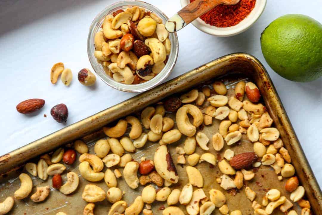 Chili Lime Spiced Nuts