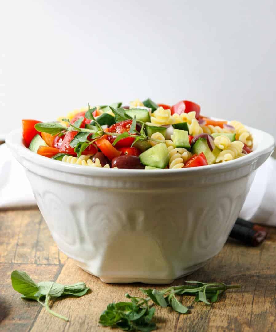 A bowl of salad